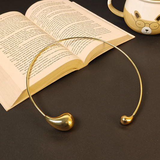 Molten Gold Collar Choker