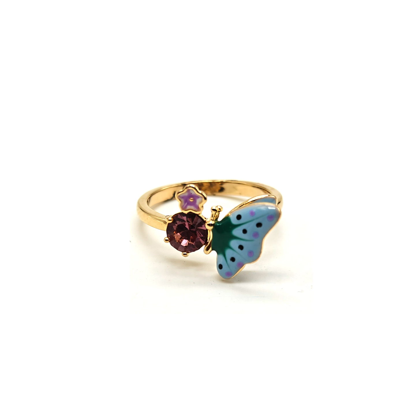 Enchanted Butterfly Gold-Plated Ring