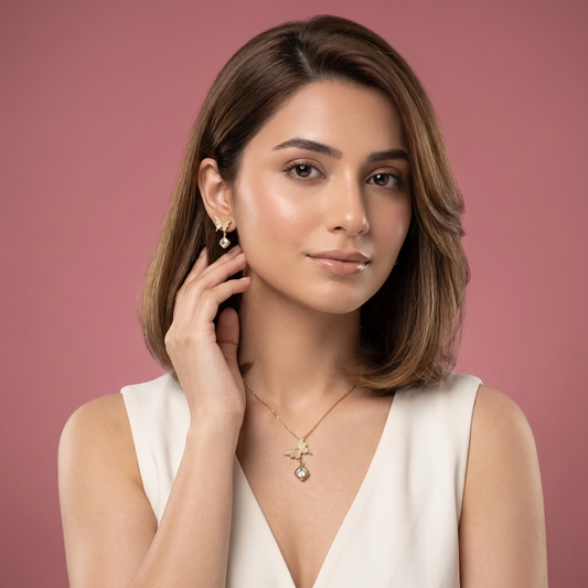 Modern gold-plated jewellery for women in India