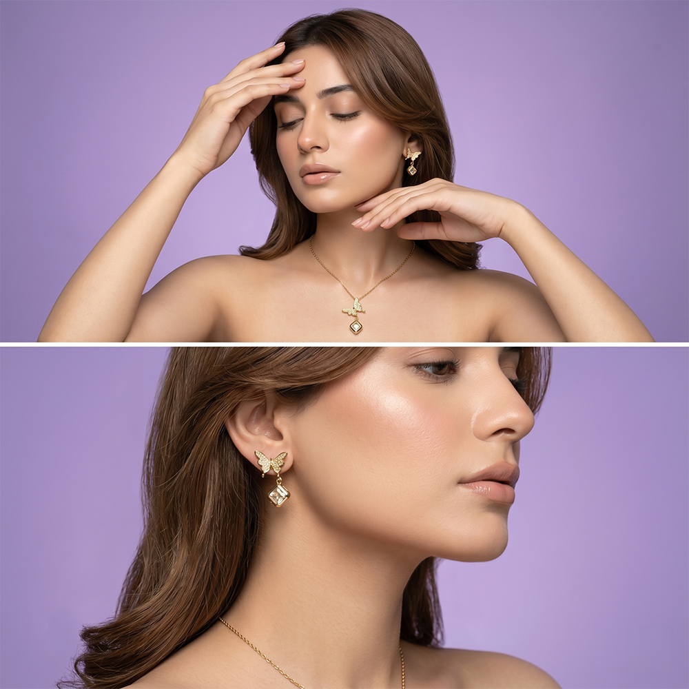 gold plated necklace for women everyday wear
