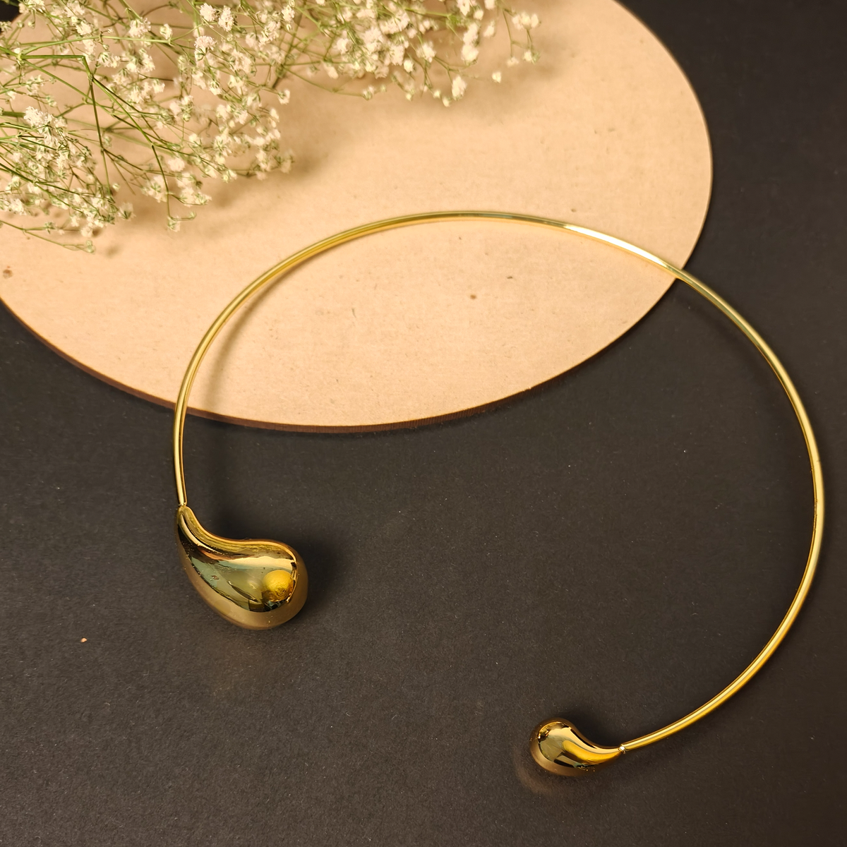 Molten Gold Collar Choker