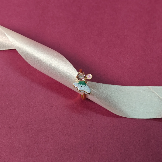 Enchanted Butterfly Gold-Plated Ring