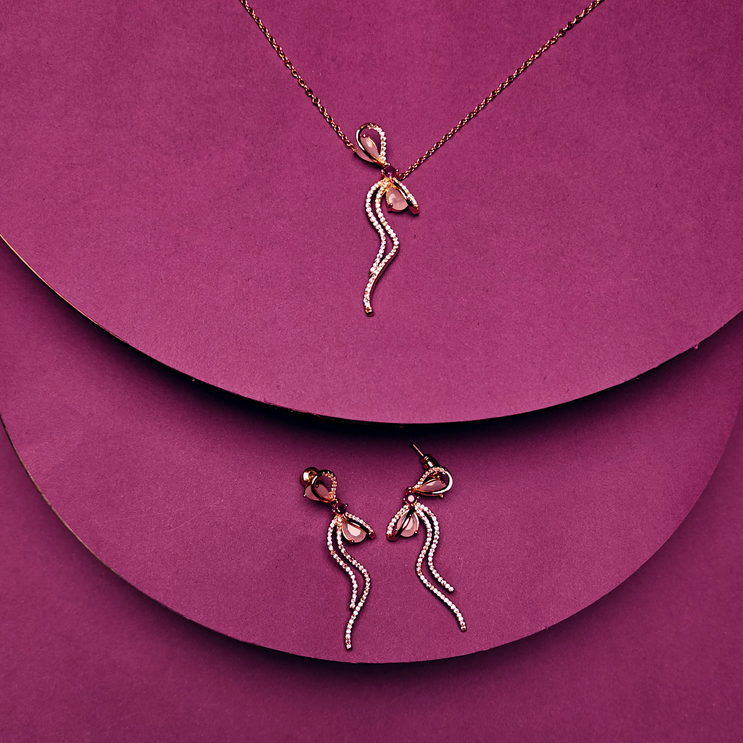 Twilight Bloom Pendant Set