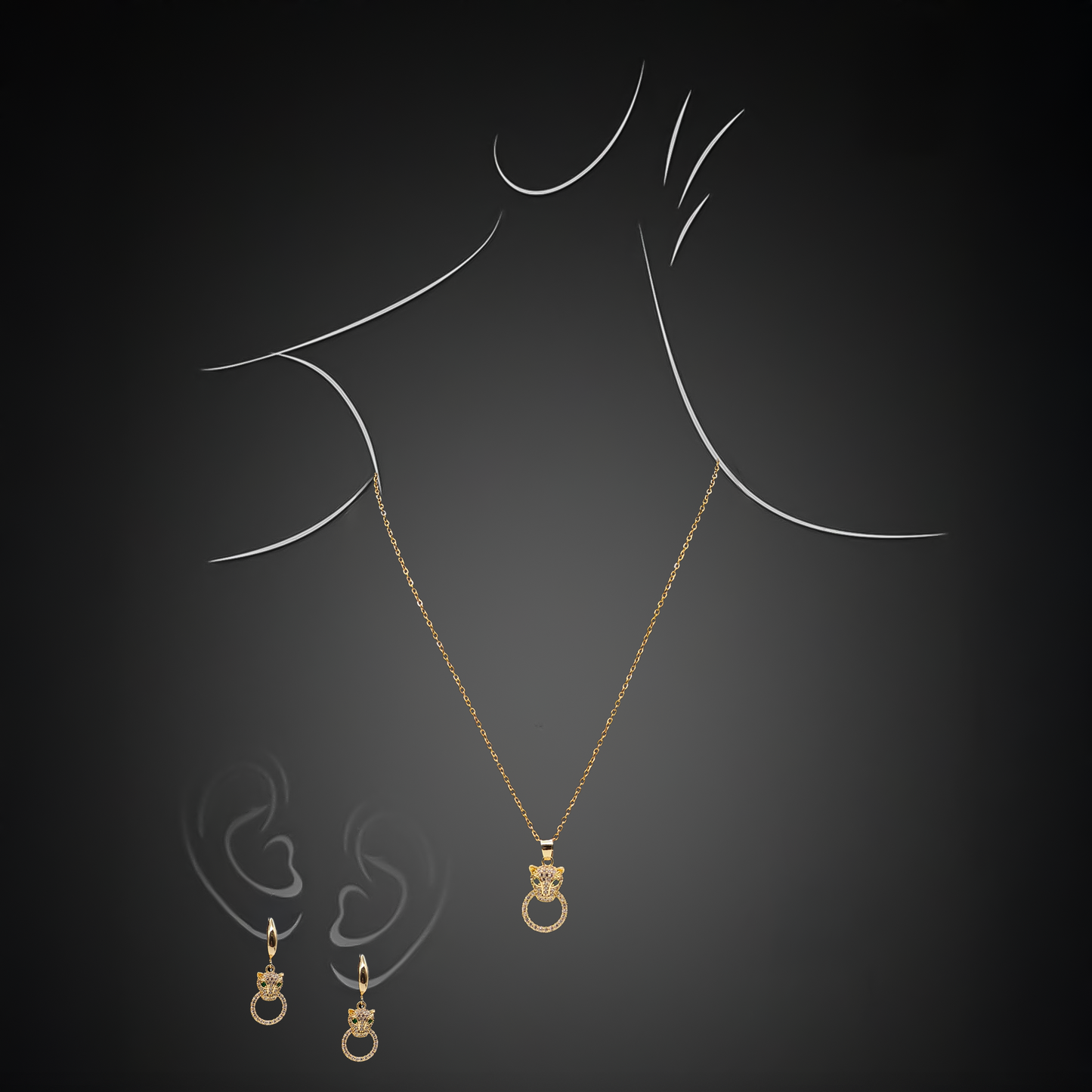 Fierce Elegance Panther Set