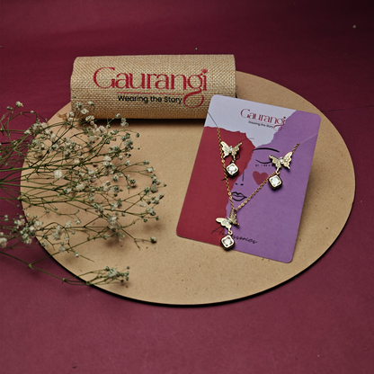 Bee Charm Pendant Set