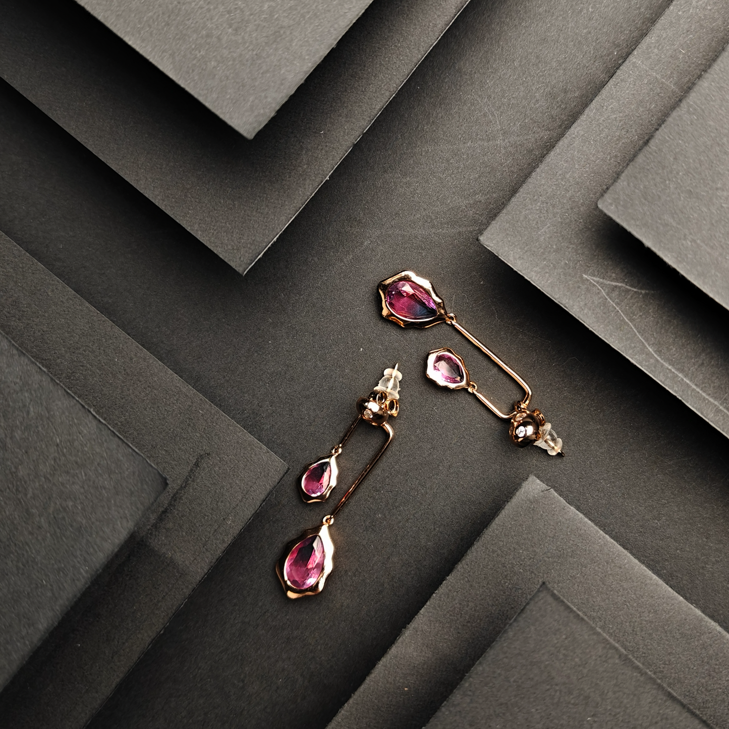 Blush Bloom Dangling Earrings