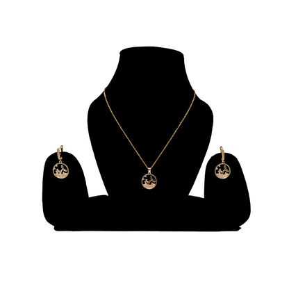 Elegant Pendant & Earring Set