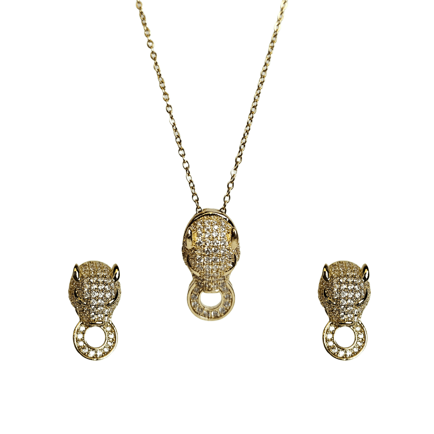 Radiant Look Pendant Necklace Set