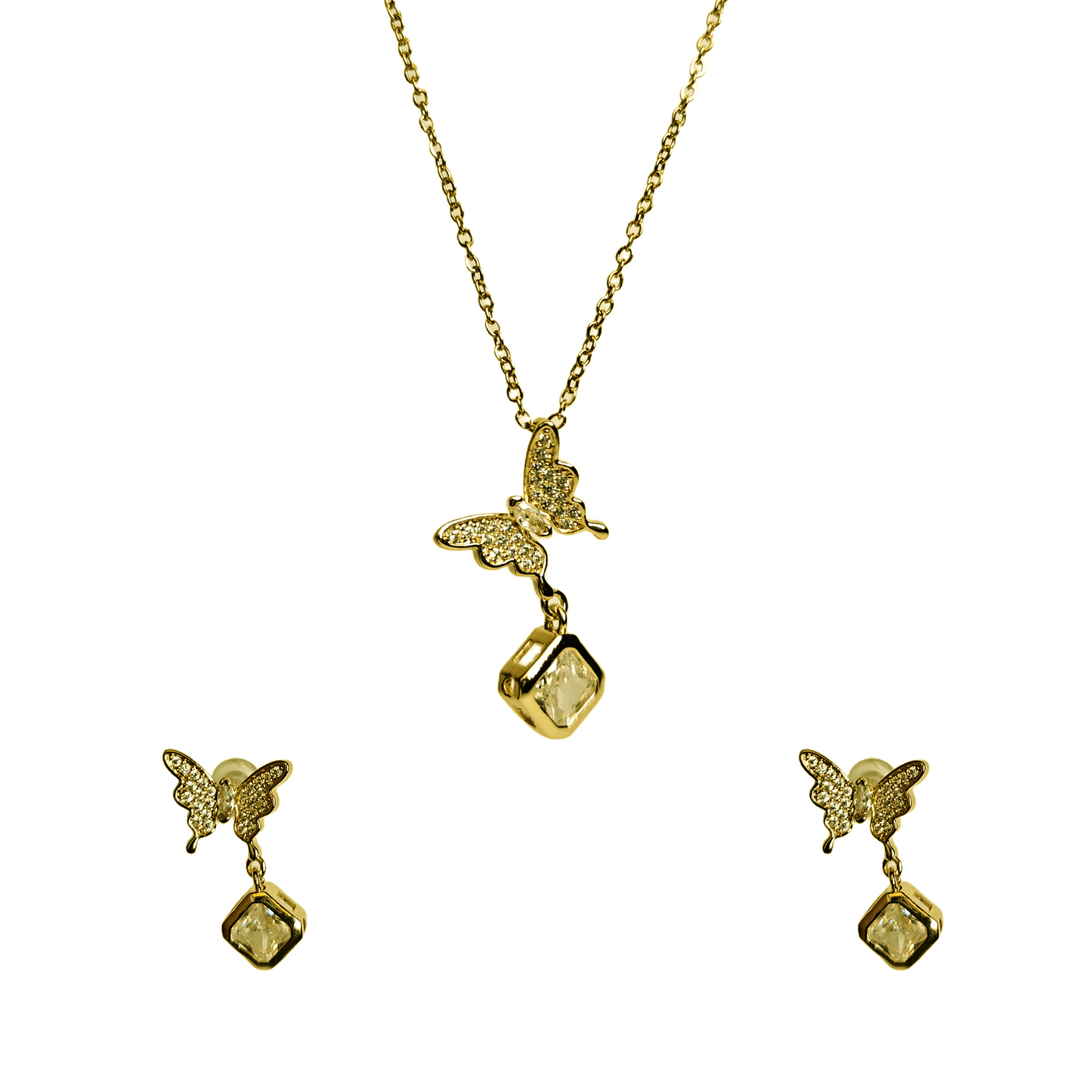 Bee Charm Pendant Set