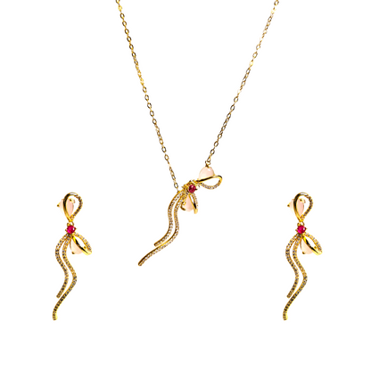 Twilight Bloom Pendant Set