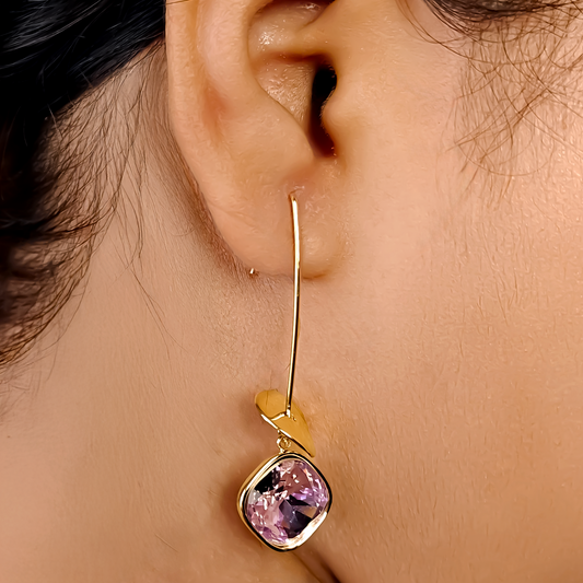 Lavender Haze Drop Earring