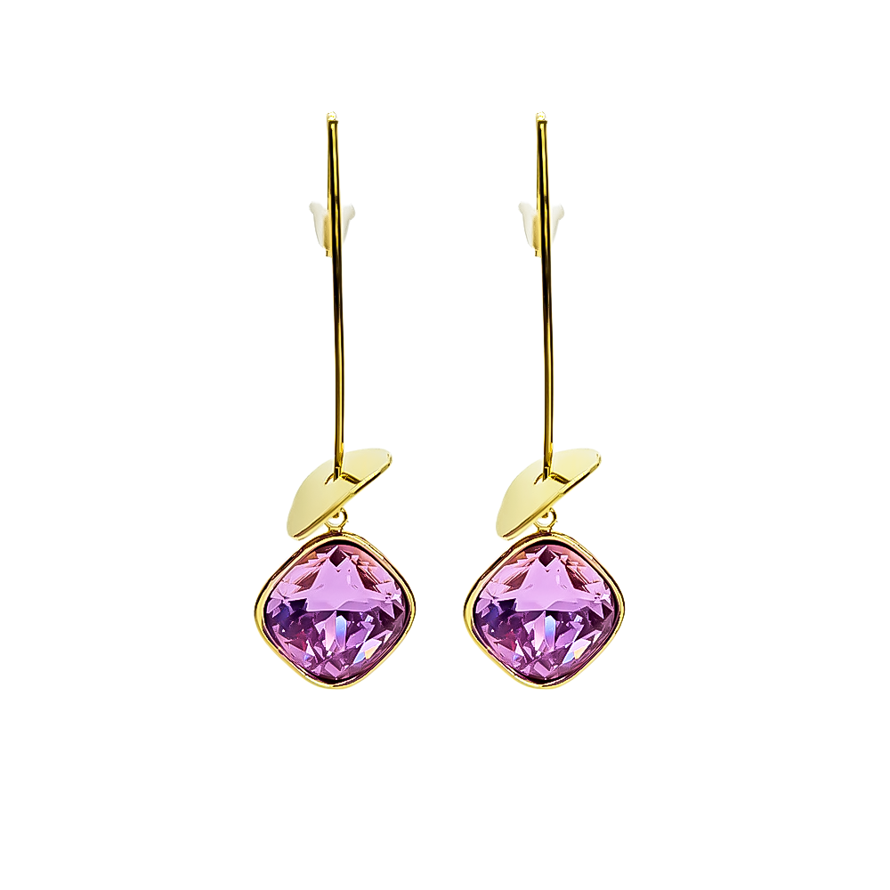 Lavender Haze Drop Earring