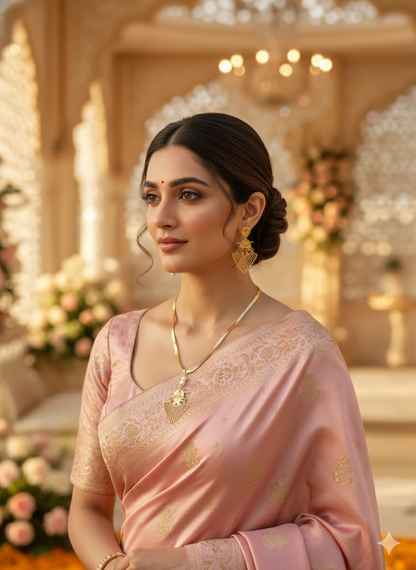 Elegant Gold Plated Fan Motif Necklace Set with Pearls | Gaurangi Jewelry