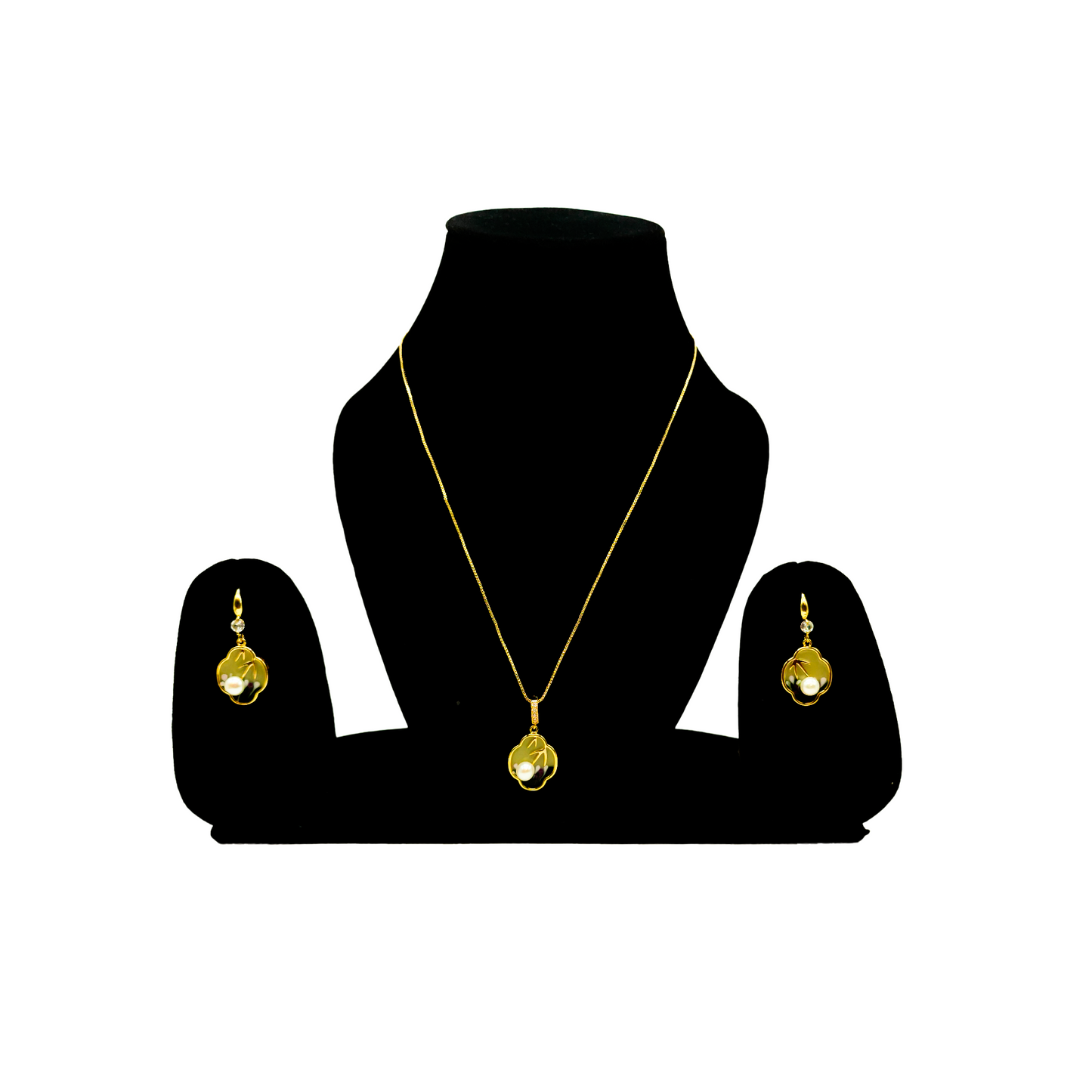 Lotus Bloom Pearl Jewelry Set