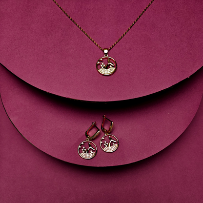 Elegant Pendant & Earring Set