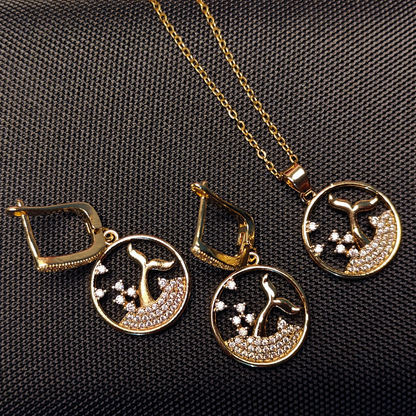 Elegant Pendant & Earring Set